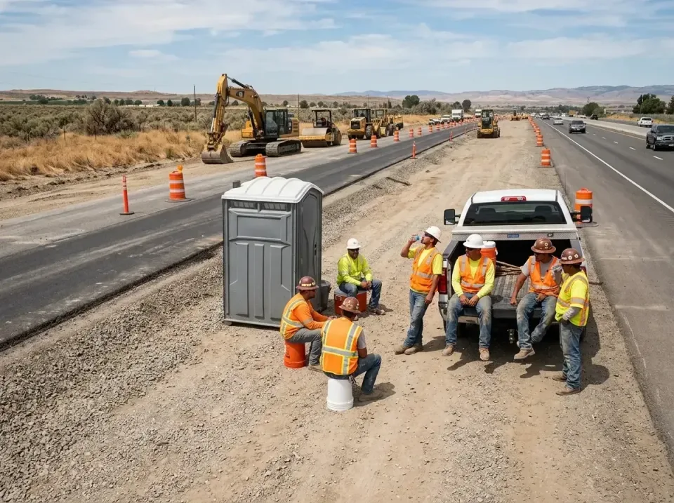 highway-road-construction-crew-007 — frequently asked questions, Porta Potty and Restroom Rentals in Molalla, OR